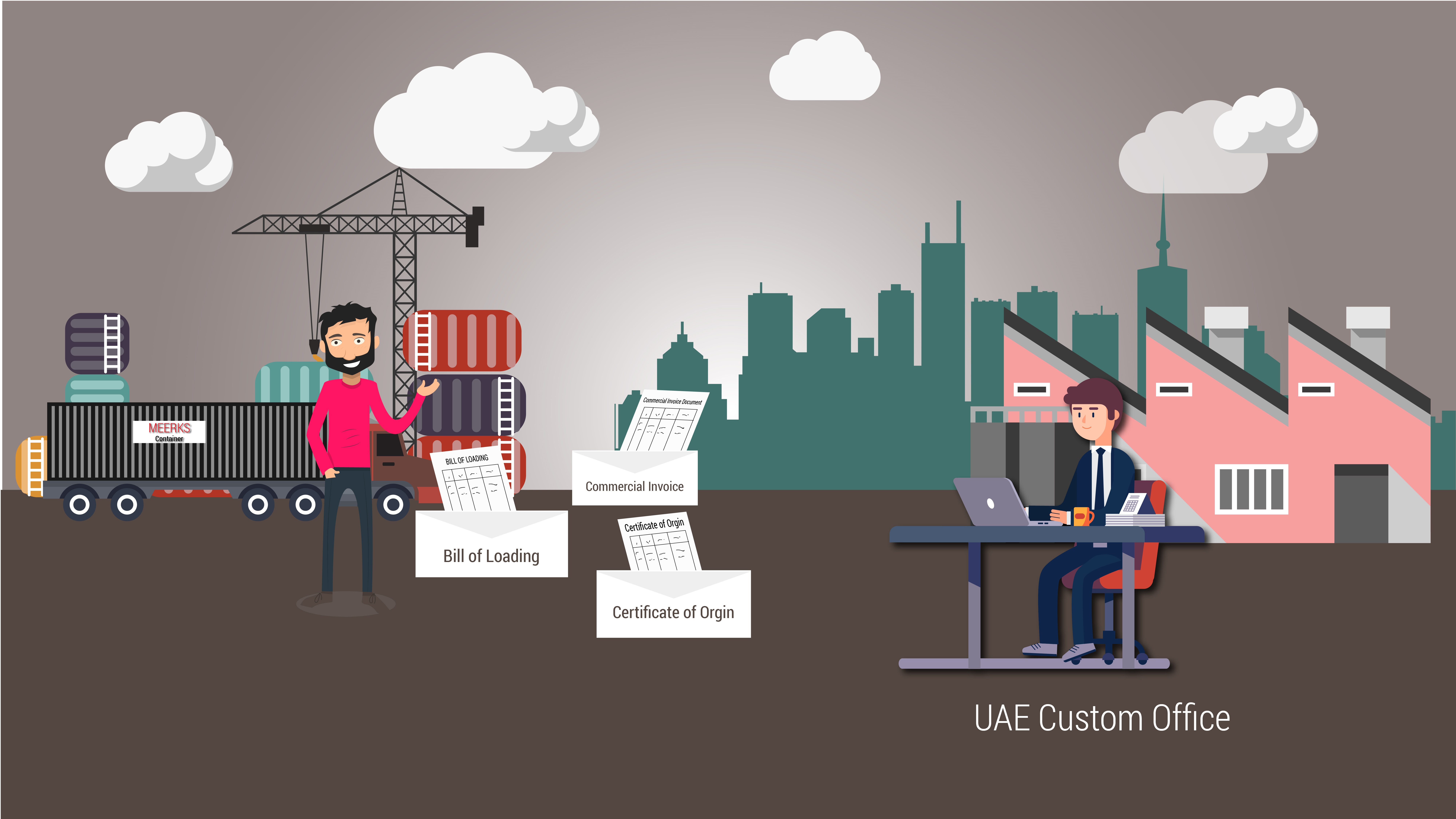 import of goods via customs in uae