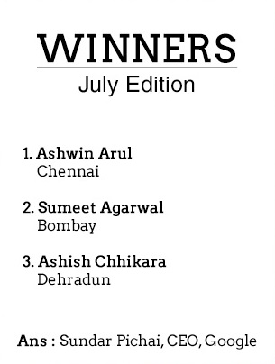 July Winners